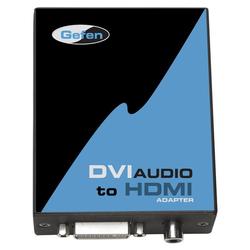 Gefen DVI, Audio to HDMI Adapter - 29-pin DVI-I Female, Toslink to 19-pin Type A Female HDMI