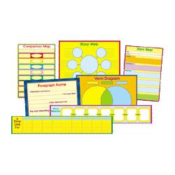 Carson Dellosa Publishing Company, Inc. Graphic Organizer Chart, 6 Charts, Grades K-5, 8-1/2 x48 (CPBCD3265)