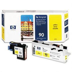 Hi-Lite Uniform HP 90 Printhead and Cleaner for DesignJet 4000 Series, Yellow (HEWC5057A)