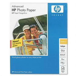 Hi-Lite Uniform HP Advanced Photo Paper, Glossy, 8 1/2 x 11, 25 Sheets/Pack (HEWQ7852A)