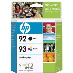 HEWLETT PACKARD HP No. 92 / 93 Black and Tri-color Ink Cartridges Combo Pack - Black, Color