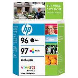 HEWLETT PACKARD HP No. 96 / 97 Black and Tri-color Ink Cartridges Combo Pack - Black, Color
