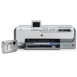 HEWLETT PACKARD - DESK JETS HP Photosmart R837 Digital Camera/HP Photosmart D7160 Printer (Refurbished)