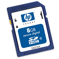 HP by PNY 8GB Secure Digital High Capacity (SDHC) Card