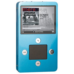 Haier America Tradin Haier H1B004AQ ibiza Rhapsody 4GB Digital Multimedia Device - Audio Player, Video Player, Photo Viewer, FM Tuner - 2.5 Color LCD - Aqua Breeze