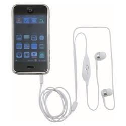 Eforcity Hands-Free Stereo Headset w/ Switch for Apple iPhone, White