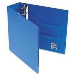 Avery-Dennison Heavy Duty Vinyl EZD® Ring Reference Binder, 3 Capacity, Blue (AVE79883)