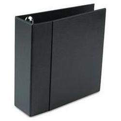 Avery-Dennison Heavy Duty Vinyl EZD® Ring Reference Binder, 4 Capacity, Black (AVE79984)