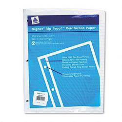 Rediform Office Products Heavyweight Reinforced Bond Filler Paper, 11x8 1/2, 1/4 Ruled, 100 Shts/Pack (RED20122)