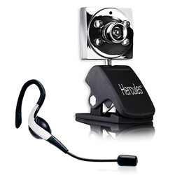 HERCULES Hercules Deluxe Optical Glass Web camera w/audio