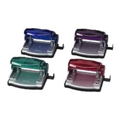 Sparco Products Hole Punch, 2HP, 1/4 Size, 2-3/4 Center, Assorted Colors (SPR00727)