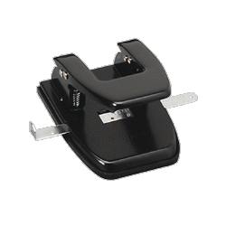 Sparco Products Hole Puncher,2HP,1/4 Size,2-3/4 Center,20 Sheet Cap.,Black (SPR00785)