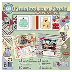 Hot Off The Press Finished In A Flash Page Kit: In The Kitchen
