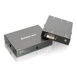 IOGEAR DVI Video Extender Kit CAT 5e/6 with Audio - 1 x 1 - SXGA - 100ft