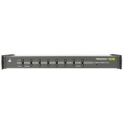 IOGEAR MiniView Ultra GCS1758KIT 8-Port KVM Switch - 8 x 1 - 8 x HD-15 Keyboard/Mouse/Video - 1U - Rack-mountable