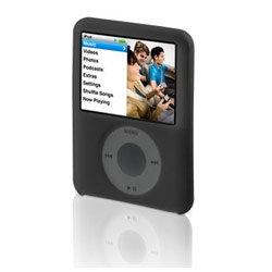 BELKIN COMPONENTS IPOD NANO 3G SILICONE SLEEVE BLACK