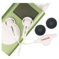 Eforcity Insten - White Stereo Headset Earbuds with Volume Control from Eforcity
