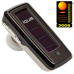 Iqua LTD Iqua BHS-603 SUN Bluetooth Wireless Headset - Solar Powered