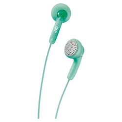 Jvc JVC HA-F130-GN Gummy Earphone - - Stereo - Green