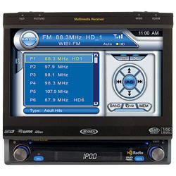 Jensen VM9312HD Multimedia Receiver with 7 Touch Screen & HD Radio Tuner