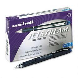 Faber Castell/Sanford Ink Company Jetstream Ballpoint Pen, Windowed Grip, 0.7mm, Medium, Refillable, Blue Ink (SAN40174)