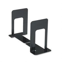 Universal Office Products Jumbo Economy Metal Bookends, Black Enamel (UNV54091)