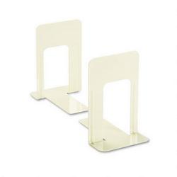 Universal Office Products Jumbo Economy Metal Bookends, Putty Enamel (UNV54094)