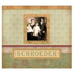 K&Company Ancestry.com Postbound Scrapbook 12x12: Frame-A-Name