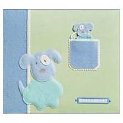 K&Company Sweet Pea Studio Postbound Scrapbook 12X12-Baby Boy