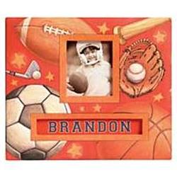 K&Company Tim Coffey Postbound Scrapbook 12x12-Sports: Baseball, Football, Soccer, Basketball, Golf