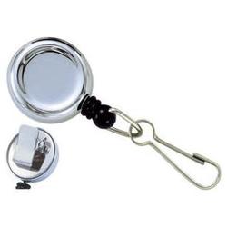 BRADY PEOPLE ID - CIPI KEY REEL WITH SPRING CLIP CHROME FINISH