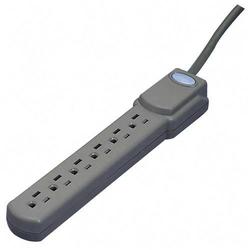 Kensington/Acco Brands,Inc. Kensington Guardian Standard Strip - Receptacles: 6 x Power 3-pole - 140J (62130)