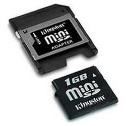 Wireless Emporium, Inc. Kingston 1GB miniSD Card w/Adapter (WE14460MEMKINMINI-02)