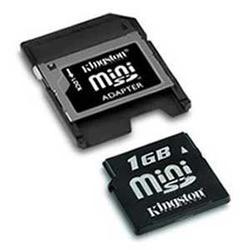 Wireless Emporium, Inc. Kingston 1GB miniSD Card w/Adapter (WE17833MEMKINMINI-02)