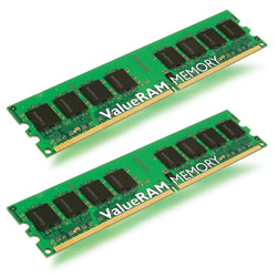 KINGSTON - BUY.COM Kingston 2GB (2 X 1GB) PC2-6400 800MHZ 240-Pin SDRAM DDR2 Dual Channel Kit Desktop Memory