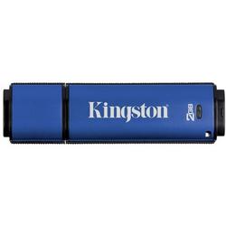Kingston 2GB DataTraveler Vault Privacy Edition USB 2.0 Flash Drive - 2 GB - USB - External