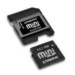 Wireless Emporium, Inc. Kingston 512MB miniSD Card w/Adapter (WE17832MEMKINMINI-01)
