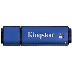 KINGSTON TECHNOLOGY FLASH Kingston 8GB DataTraveler Vault Privacy Edition USB 2.0 Flash Drive - 8 GB - USB - External