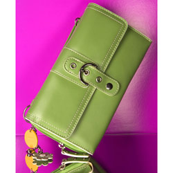 KODAK Kodak Fashion Camera Wallet - Top Loading - Leather - Green