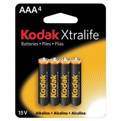 KODAK Kodak XtraLife XL3A4 Alkaline General Purpose Battery - Alkaline - General Purpose Battery