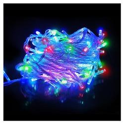 Eforcity LED Icicle String Christmas Rope Light 32 ft /10m, 100 ct. MultiColor Lights