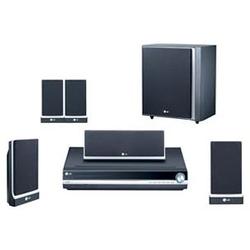 LG ELECRONICS USA LG LHT754 Home Theater System - DVD Player, 5.1 Speakers - 1 Disc(s) - Progressive Scan - 1000W RMS - Dolby Digital, Dolby Pro Logic II, Virtual Surround - Blac