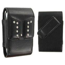 Wireless Emporium, Inc. LG Muziq LX-570 Studded Premium Vertical Leather Pouch