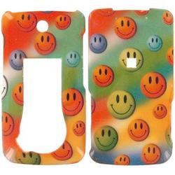 Wireless Emporium, Inc. LG Muziq LX570 Colorful Smiles Snap-On Protector Case