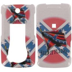 Wireless Emporium, Inc. LG Muziq LX570 Rebel Flag Snap-On Protector Case