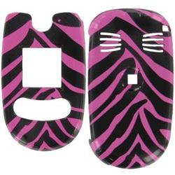 Wireless Emporium, Inc. LG VX8350 Pink Zebra Snap-On Protector Case Faceplate
