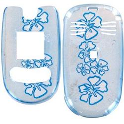 Wireless Emporium, Inc. LG VX8350 Trans. Blue Hawaii Snap-On Protector Case Faceplate