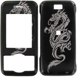 Wireless Emporium, Inc. LG VX8550 Chocolate Black Dragon Snap-On Protector Case