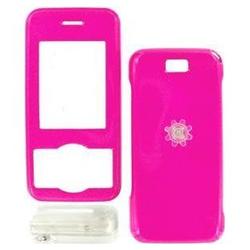 Wireless Emporium, Inc. LG VX8550 Chocolate Hot Pink Snap-On Protector Case w/Swivel Belt Clip