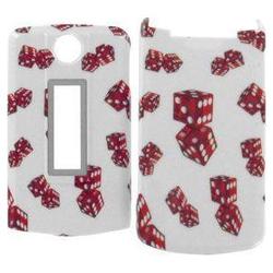 Wireless Emporium, Inc. LG VX8700 Red Dice Snap-On Protector Case